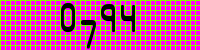 Blue Captcha Image