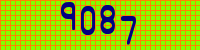 Blue Captcha Image