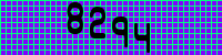 Blue Captcha Image