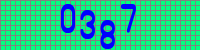 Blue Captcha Image