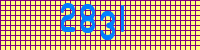 Blue Captcha Image