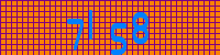 Blue Captcha Image