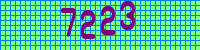 Blue Captcha Image