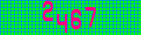 Blue Captcha Image