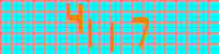 Blue Captcha Image