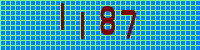 Blue Captcha Image