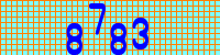 Blue Captcha Image
