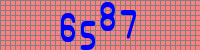 Blue Captcha Image