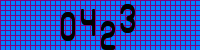 Blue Captcha Image