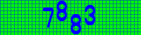Blue Captcha Image