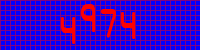 Blue Captcha Image