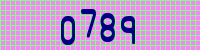 Blue Captcha Image