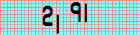Blue Captcha Image