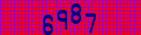 Blue Captcha Image