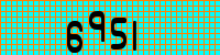 Blue Captcha Image