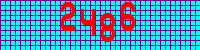 Blue Captcha Image