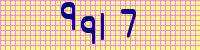 Blue Captcha Image