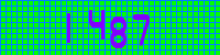 Blue Captcha Image