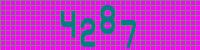 Blue Captcha Image