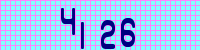 Blue Captcha Image