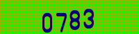 Blue Captcha Image
