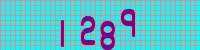 Blue Captcha Image