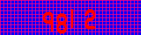 Blue Captcha Image
