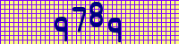 Blue Captcha Image
