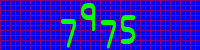 Blue Captcha Image