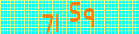 Blue Captcha Image