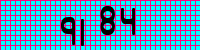 Blue Captcha Image