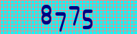 Blue Captcha Image