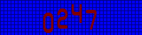 Blue Captcha Image