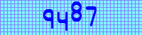 Blue Captcha Image