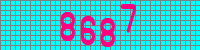 Blue Captcha Image