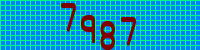 Blue Captcha Image