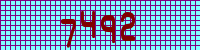Blue Captcha Image
