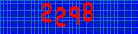 Blue Captcha Image