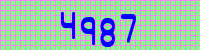 Blue Captcha Image