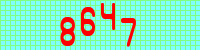 Blue Captcha Image