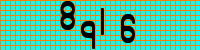 Blue Captcha Image
