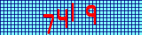 Blue Captcha Image