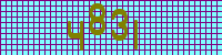 Blue Captcha Image
