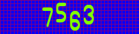 Blue Captcha Image