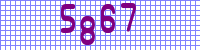 Blue Captcha Image