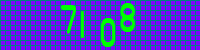 Blue Captcha Image