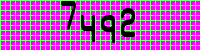 Blue Captcha Image