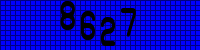 Blue Captcha Image