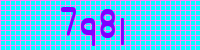 Blue Captcha Image