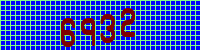 Blue Captcha Image